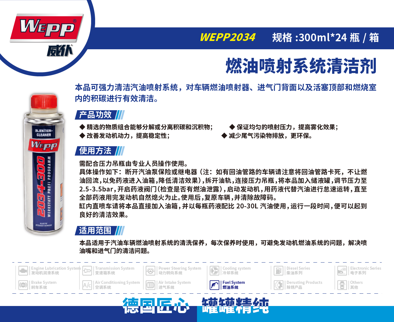 WEPP2034 燃油噴射系統(tǒng)清潔劑(圖1)