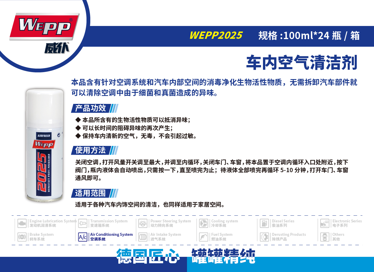 WEPP2025 車(chē)內(nèi)空氣清潔劑 (圖1)